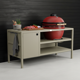 UMAMI Utekök Modul 3 för kamado + Kamado BONO Limited, beige / röd