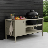 UMAMI Utekök Modul 3 för kamado + Kamado SUMO Maxi, beige / svart