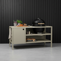 UMAMI Utekök Modul 3 för kamado + Kamado SUMO Midi, beige / svart