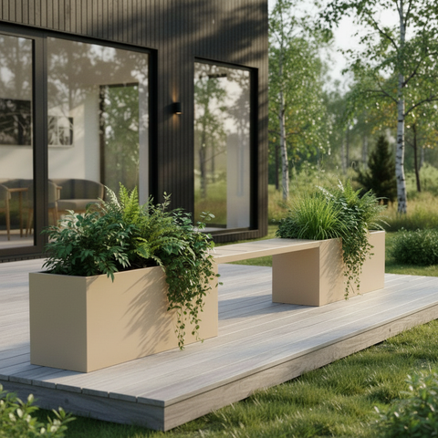 Bancs – Sièges confortables et étagères pratiques