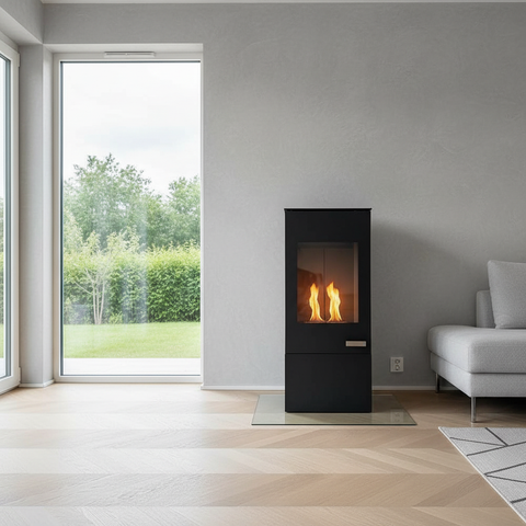 Etanolkaminer, kaminer & vedförvaring