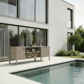 UMAMI utekökspaket, vaskmodul samt modul 3, beige