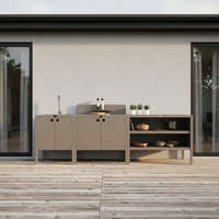 UMAMI utekökspaket, vaskmodul, modul 1 och modul 2, beige