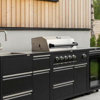 Pack cuisine extérieure CAYENE incluant 3 modules