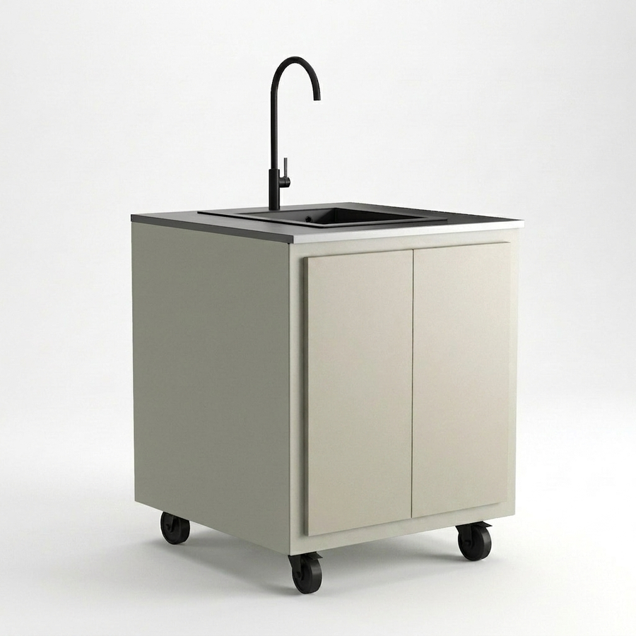 Gastro utekökskombination med 3 moduler + Kamado Nordic Flame 25"