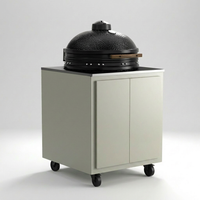 Gastro utekökskombination med 3 moduler + Kamado Nordic Flame 25"