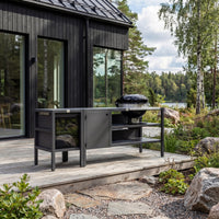 UMAMI modul 3, svart + svart kulegrill NORDIC FLAME 