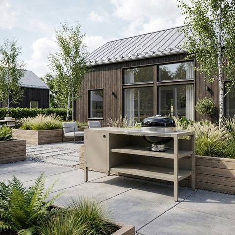 KLomplett paket med inbyggd grill