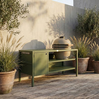 UMAMI Modul 3, grønn + beige kamado NORDIC FLAME 