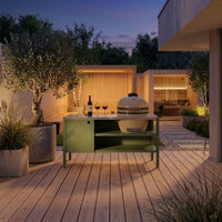 UMAMI Modul 3, grön / rostfri + beige kamado NORDIC FLAME