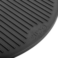 Dobbeltstående grill og stegeplade i støbejern