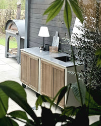 Gastro udekøkkenmodul med rib-ryg