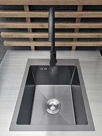 Gastro utekök vaskmodul med ribb-rygg