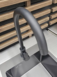 Gastro utekök vaskmodul med ribb-rygg