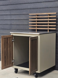 Gastro udekøkkenmodul med rib-ryg