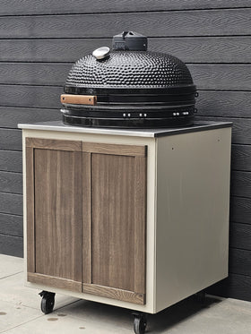 Module de cuisine extérieure Gastro pour kamado, incluant Kamado Sumo Maxi