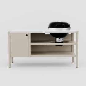 Umami modul 3 inkl klotgrill, beige / rustfri