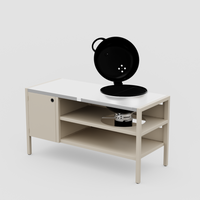 UMAMI module 3, beige / grill boule en inox + noir NORDIC FLAME 