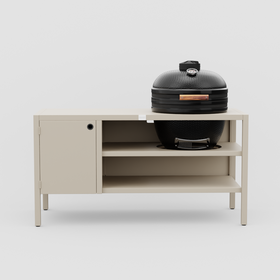 UMAMI Utekjøkken Modul 3 + svart kamado NORDIC FLAME, beige