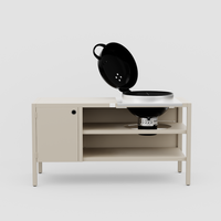 UMAMI modul 3, beige + svart klotgrill NORDIC FLAME