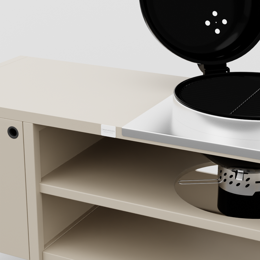 UMAMI modul 3, beige + svart klotgrill NORDIC FLAME