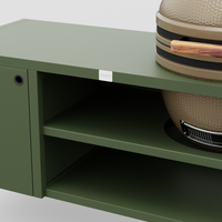 UMAMI Modul 3, grønn + beige kamado NORDIC FLAME 