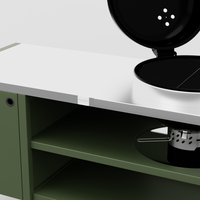 Umami modul 3 inkl klotgrill, grøn / rustfri