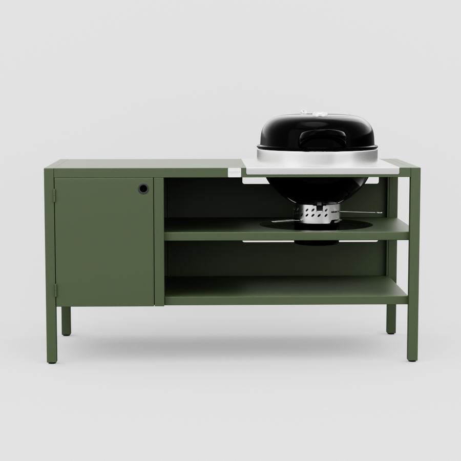 UMAMI modul 3, grønn + svart kulegrill NORDIC FLAME 
