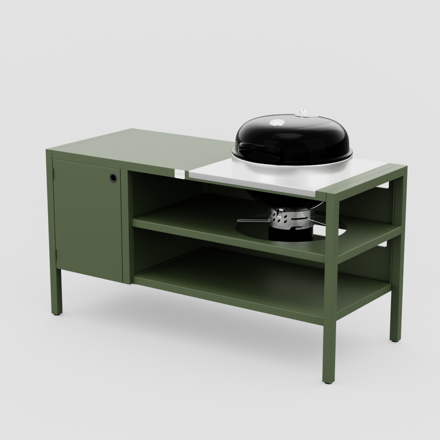 UMAMI modul 3, grønn + svart kulegrill NORDIC FLAME 
