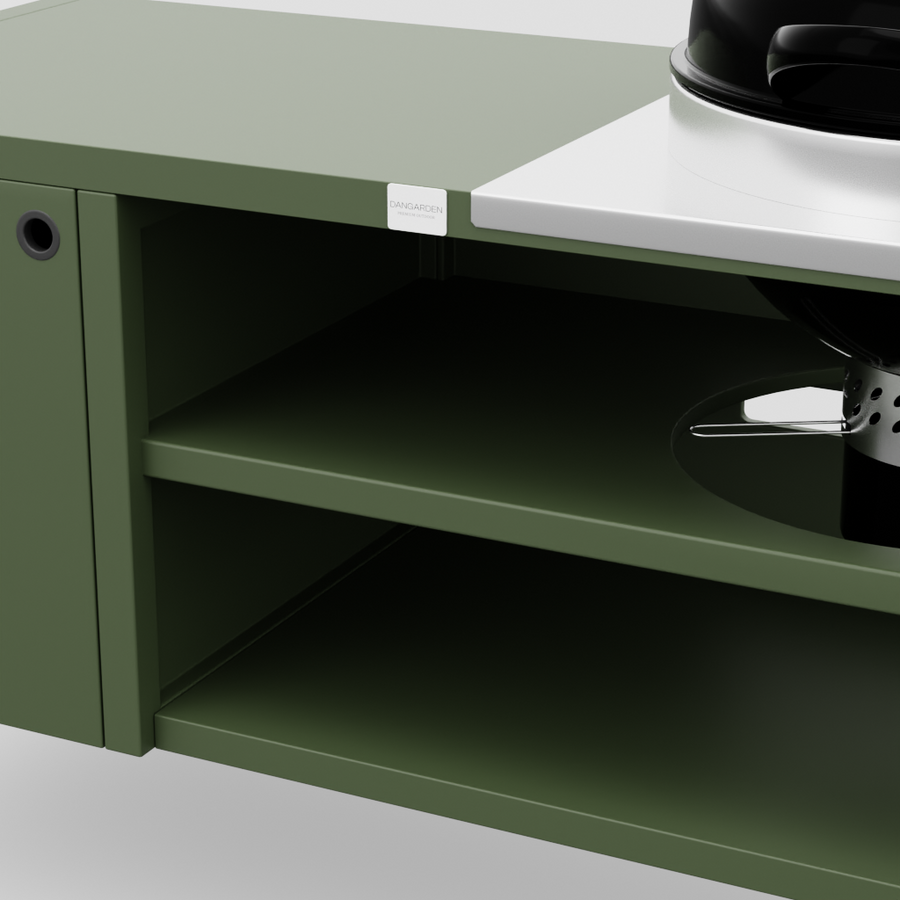 UMAMI modul 3, grønn + svart kulegrill NORDIC FLAME 