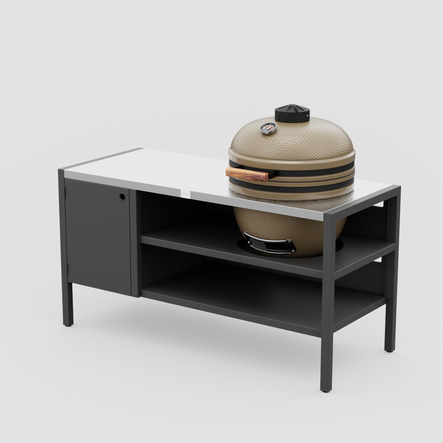 UMAMI Modul 3, svart / rostfri + beige kamado NORDIC FLAME