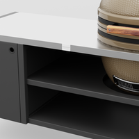 UMAMI Modul 3, svart / rostfri + beige kamado NORDIC FLAME