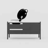 UMAMI modul 3, svart / rustfri + svart kulegrill NORDIC FLAME 