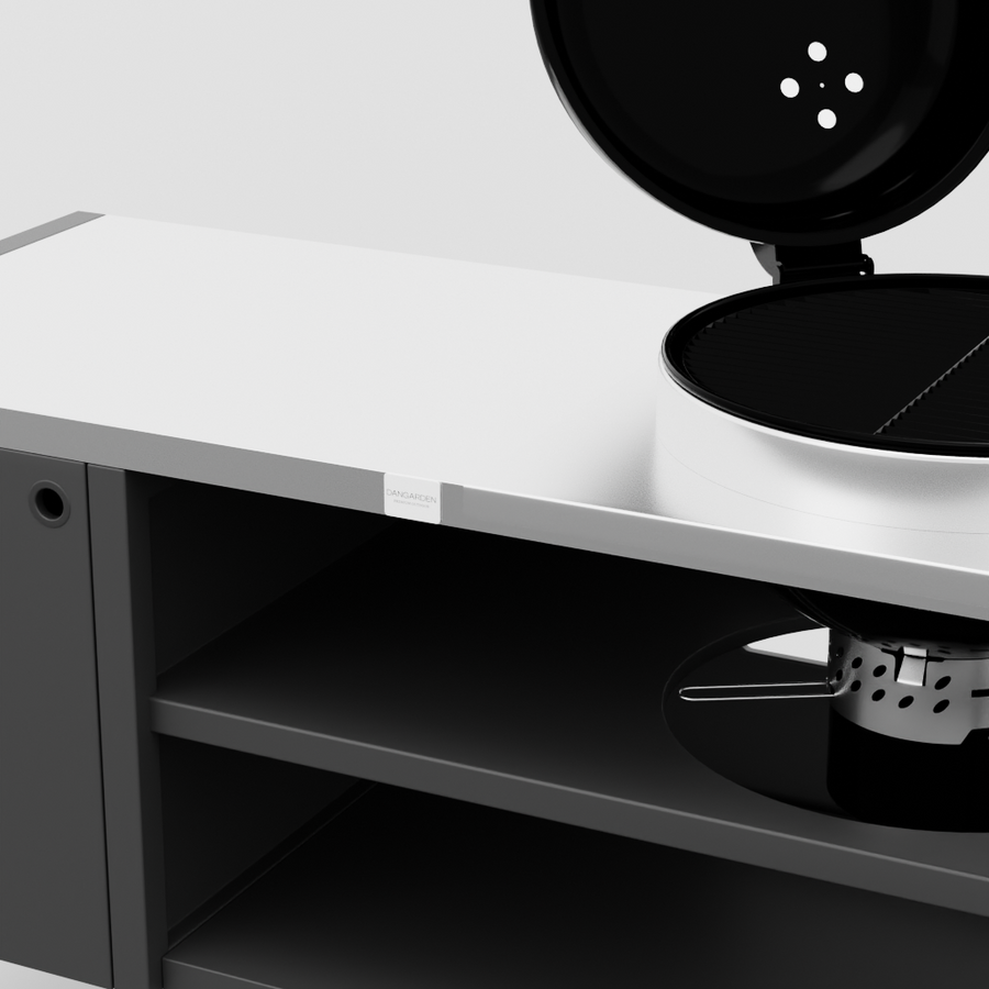 UMAMI modul 3, svart / rustfri + svart kulegrill NORDIC FLAME 