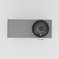 UMAMI Modul 3, svart + svart kamado NORDIC FLAME