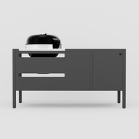UMAMI modul 3, svart + svart klotgrill NORDIC FLAME