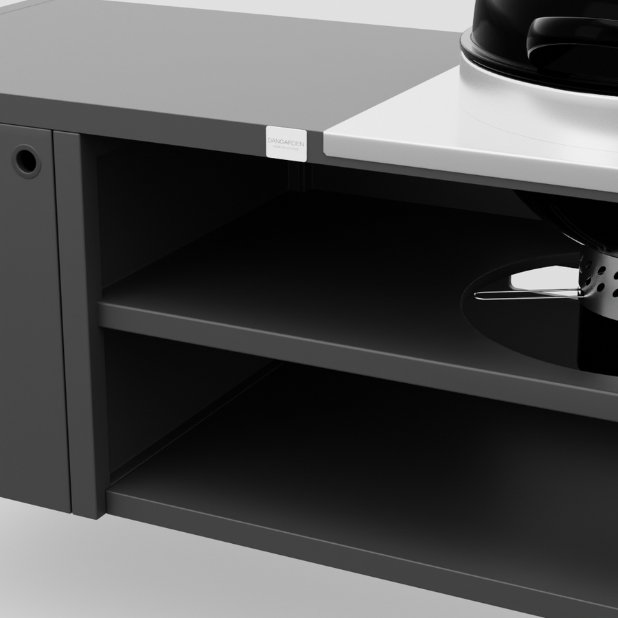 UMAMI modul 3, svart + svart klotgrill NORDIC FLAME