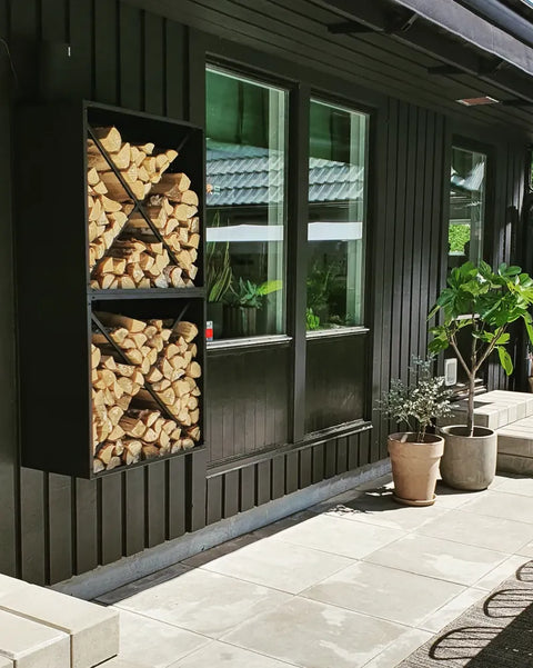 Stockage du bois de chauffage – Stockage pratique pour le bois de chauffage et le bois de chauffage